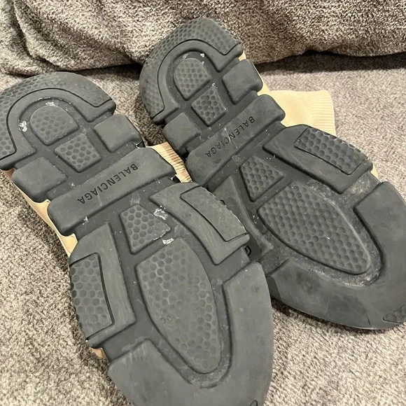 Balenciaga Taupe Sock Sneakers